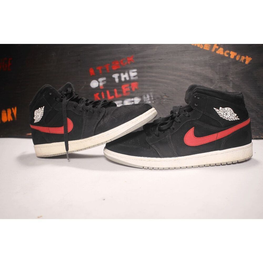 Air Jordan 1 Mid “Black/Red/Blue” - Men's Size 10.5